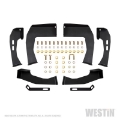 Picture of Westin 04-13 Chevy Silverado 1500 Crew Cab HDX Stainless Drop Nerf Step Bars - Textured Black