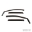 Picture of Westin 13-19 Ford Escape In Channel Wind Deflector 4pc - Smoke