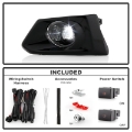 Picture of Spyder Nissan Altima 19-20 OEM Full LED Fog Lights w- Universal Switch Clear FL-NA19-LED-C