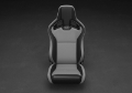 Picture of Recaro Cross Sportster ORV Driver Seat - Black Vinyl-Grey Vinyl