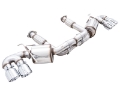 Picture of AWE Tuning 2020 Chevrolet Corvette C8 Touring Edition Exhaust - Quad Chrome Silver Tips