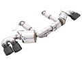Picture of AWE Tuning 2020 Chevrolet Corvette C8 Touring Edition Exhaust - Quad Diamond Black Tips