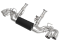 Picture of aFe MACH Force-Xp 3in to 2-1-2in 304SS Cat-Back 2020 Chevy Corvette C8 6-2L - Polished Tip