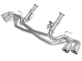 Picture of aFe MACH Force-Xp 3in to 2-1-2in 304SS Cat-Back No Muff- 2020 Chevy Corvette 6-2L- Polished Tip