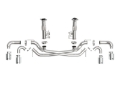 Picture of aFe MACH Force-Xp 3in to 2-1-2in 304SS Cat-Back No Muff- 2020 Chevy Corvette 6-2L- Polished Tip