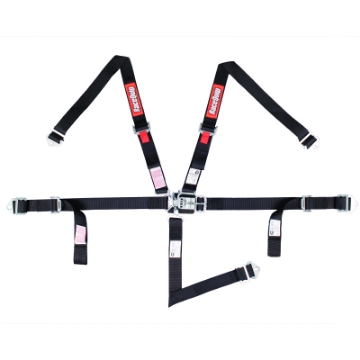 Picture of RaceQuip Black JR- L & L 5pt Harness