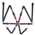 Picture of RaceQuip Black FIA CAMLOCK 6pt 2in Pull Up Lap FHR
