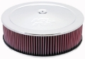 Picture of K&N Round Air Filter Assembly 14in- ID - 4--12in- Height - 5-125in- Neck Flange - 7-8in- Drop Ba