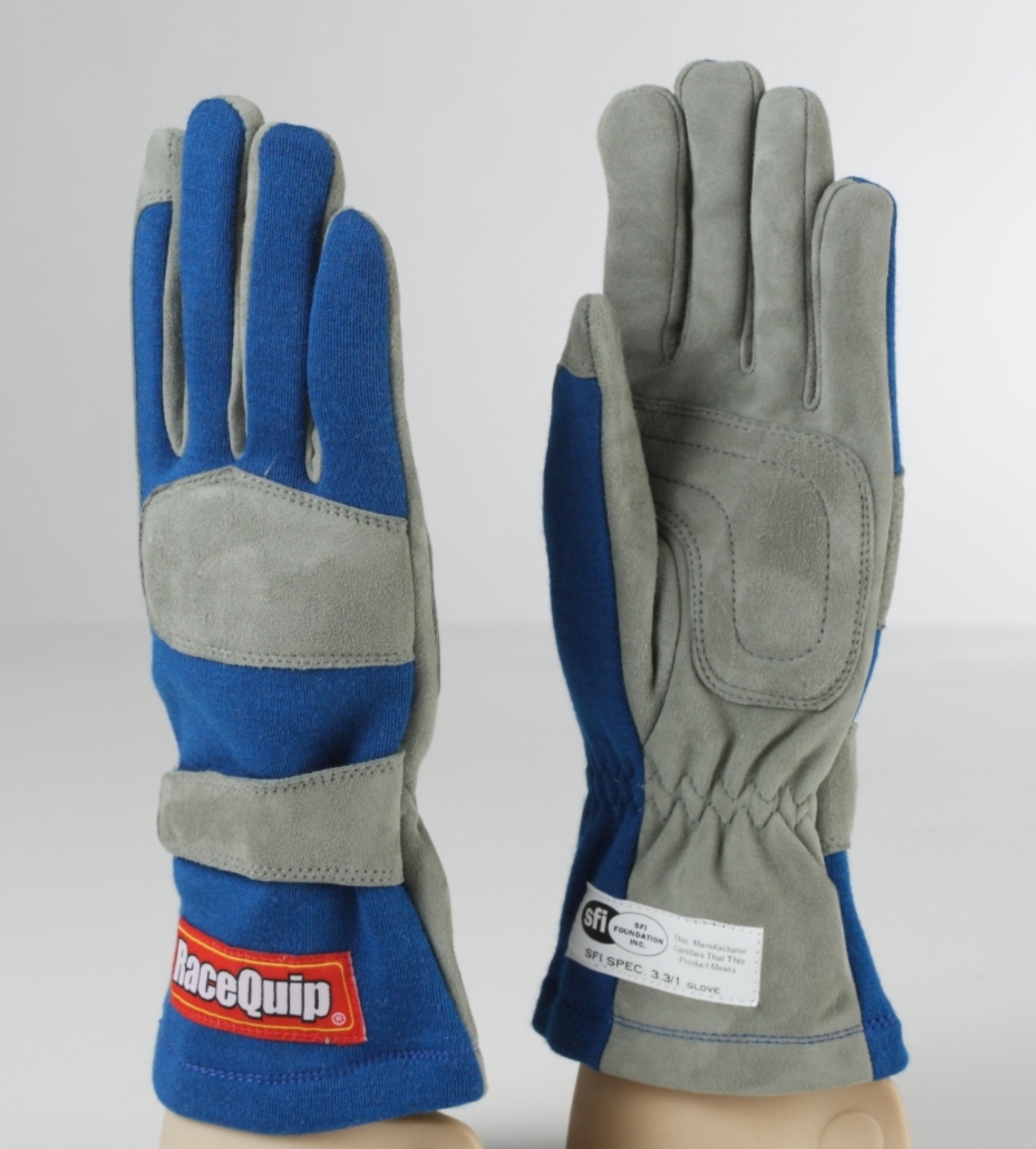 Picture of RaceQuip Blue 1-Layer SFI-1 Glove - Large