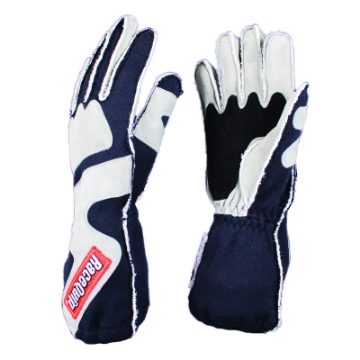 Picture of RaceQuip SFI-5 Gray-Black Large Outseam w- Closure Glove