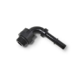 Picture of Russell Performance Adapter Fitting 3-8in SAE Quick Disconnect 90 DEG - Blk