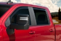 Picture of EGR 2019 Chevy 1500 Crew Cab In-Channel Window Visors - Matte Black