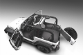 Picture of BedRug 11-16 Jeep JK 2Dr Rear 5pc BedTred Cargo Kit Incl Tailgate & Tub Liner