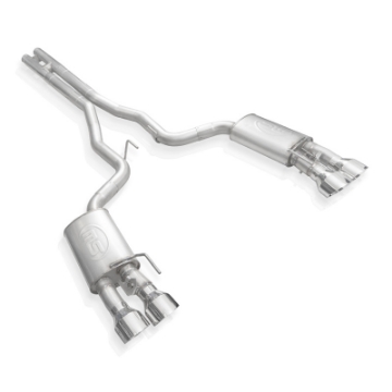 Picture of Stainless Works 2020 Ford GT500 Legend Catback H-Pipe Exhaust Factory Connect - Polished Tips