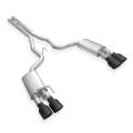 Picture of Stainless Works 2020 Ford GT500 Redline Catback H-Pipe Exhaust Factory Connect - Black Tips