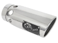 Picture of aFe Large Bore-HD 4in 409SS DPF-Back Exhaust System w-Polished Tips 20 GM Diesel Trucks V8-6-6L