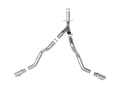Picture of aFe Large Bore-HD 4in 409SS DPF-Back Exhaust System w-Polished Tips 20 GM Diesel Trucks V8-6-6L