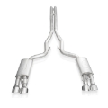 Picture of Stainless Works 2020 Ford GT500 Redline Catback H-Pipe Exhaust Factory Connect - Polished Tips