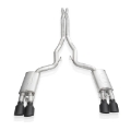 Picture of Stainless Works 2020 Ford GT500 Redline Catback X-Pipe Exhaust Factory Connect - Black Tips