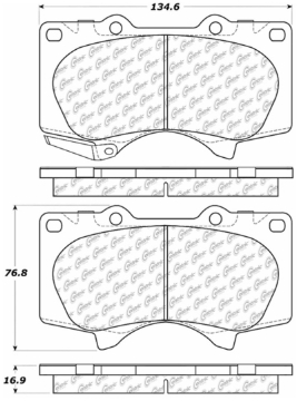 Picture of StopTech 03-09 Lexus GX4780-Toyota 4Runner Front Truck & SUV Brake Pad