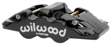Picture of Wilwood Caliper - Aero6-DS Forged Six-Piston Caliper - 6-52in Piston 1-25in Rotor - Black
