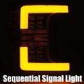 Picture of AlphaRex 17-19 Ford F-250 SD NOVA LED Proj Headlights Plank Style Chrome w-Activ Light-Seq Signal