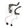 Picture of AlphaRex 10-12 Ford Mustang LUXX LED Proj Headlights Plank Style Chrome w-Activ Light-Seq Signal