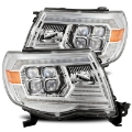 Picture of AlphaRex 05-11 Toyota Tacoma NOVA LED Projector Headlights Plank Style Chrome w-Activation Light-DRL