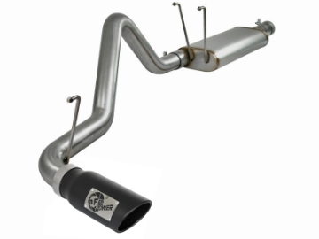 Picture of aFe MACHForce XP Cat-Back Exhaust 3in SS w- Black Tip 09-12 Dodge Ram 1500 V8 5-7L
