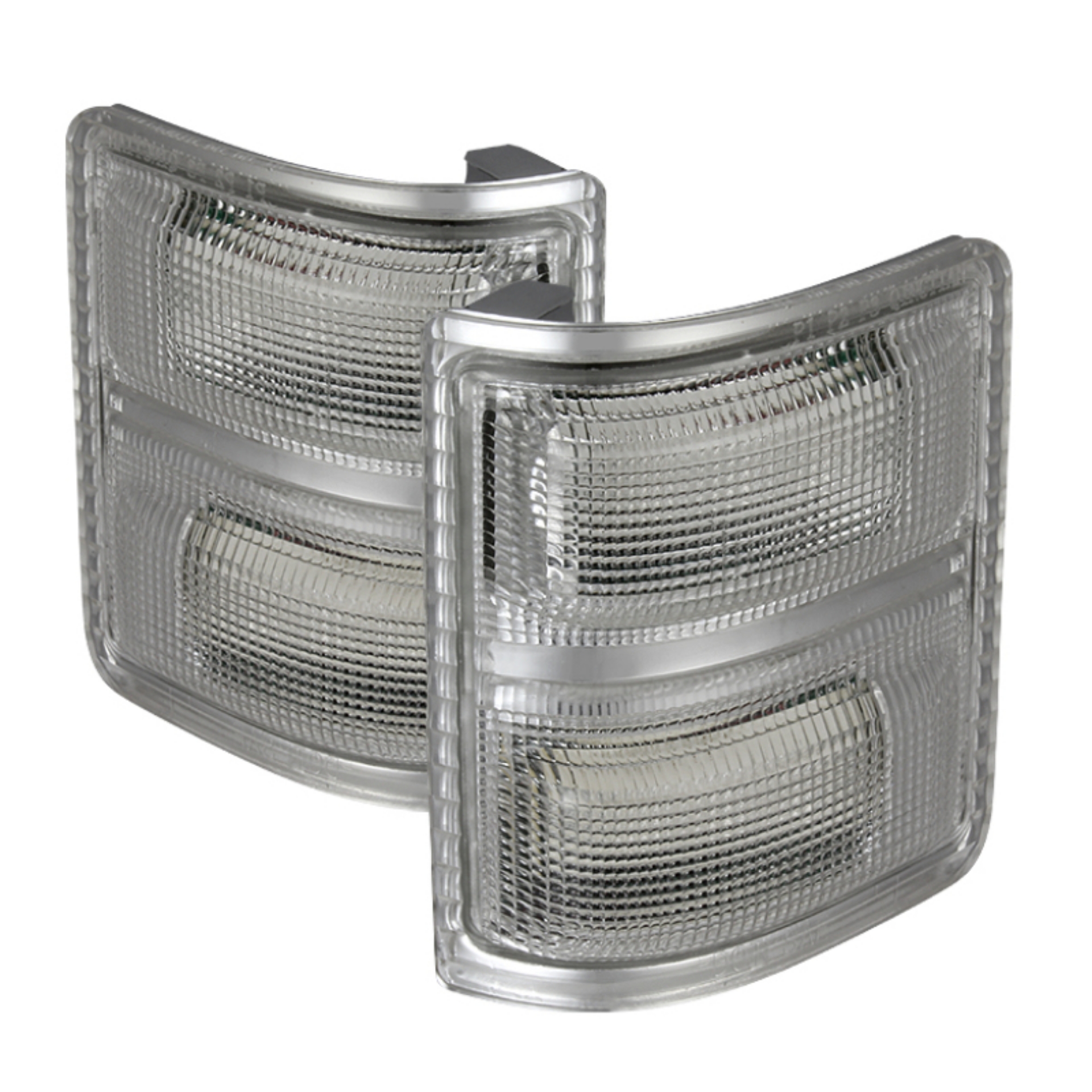 Picture of xTune Ford Superduty 08-14 F250-F550 Amber LED Mirror Signal Lens - Clear ACC-LED-FDSD08-MR-C