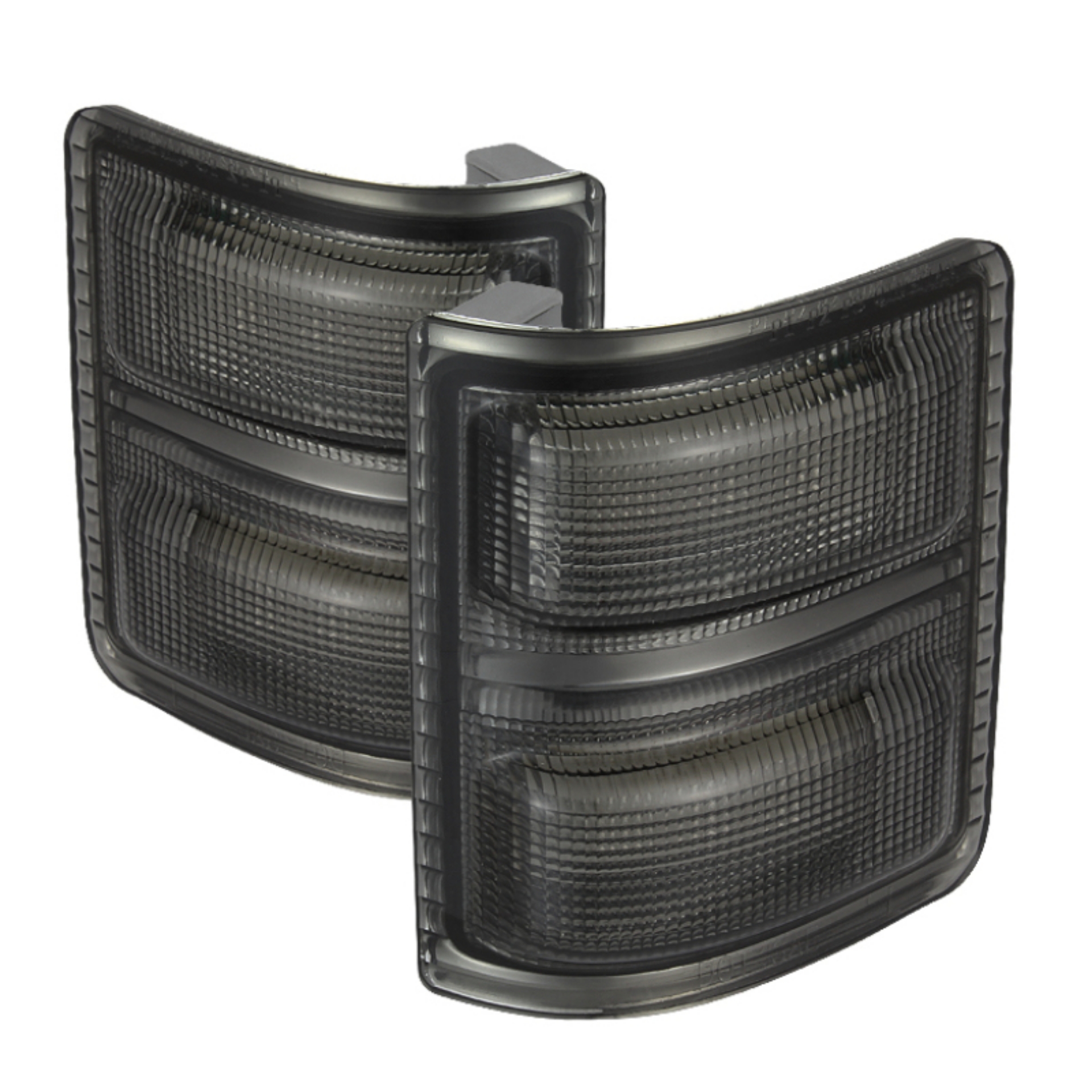 Picture of xTune Ford Superduty 08-14 F250-F550 Amber LED Mirror Signal Lens - Smoke ACC-LED-FDSD08-MR-SM