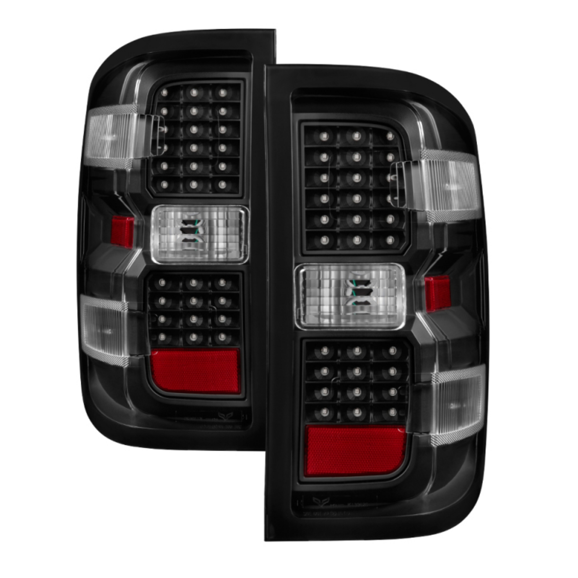 Picture of xTune Chevy 1500 14-16 - Silverado 2500HD-3500HD LED Tail Lights - Black ALT-JH-CS14-LED-BK