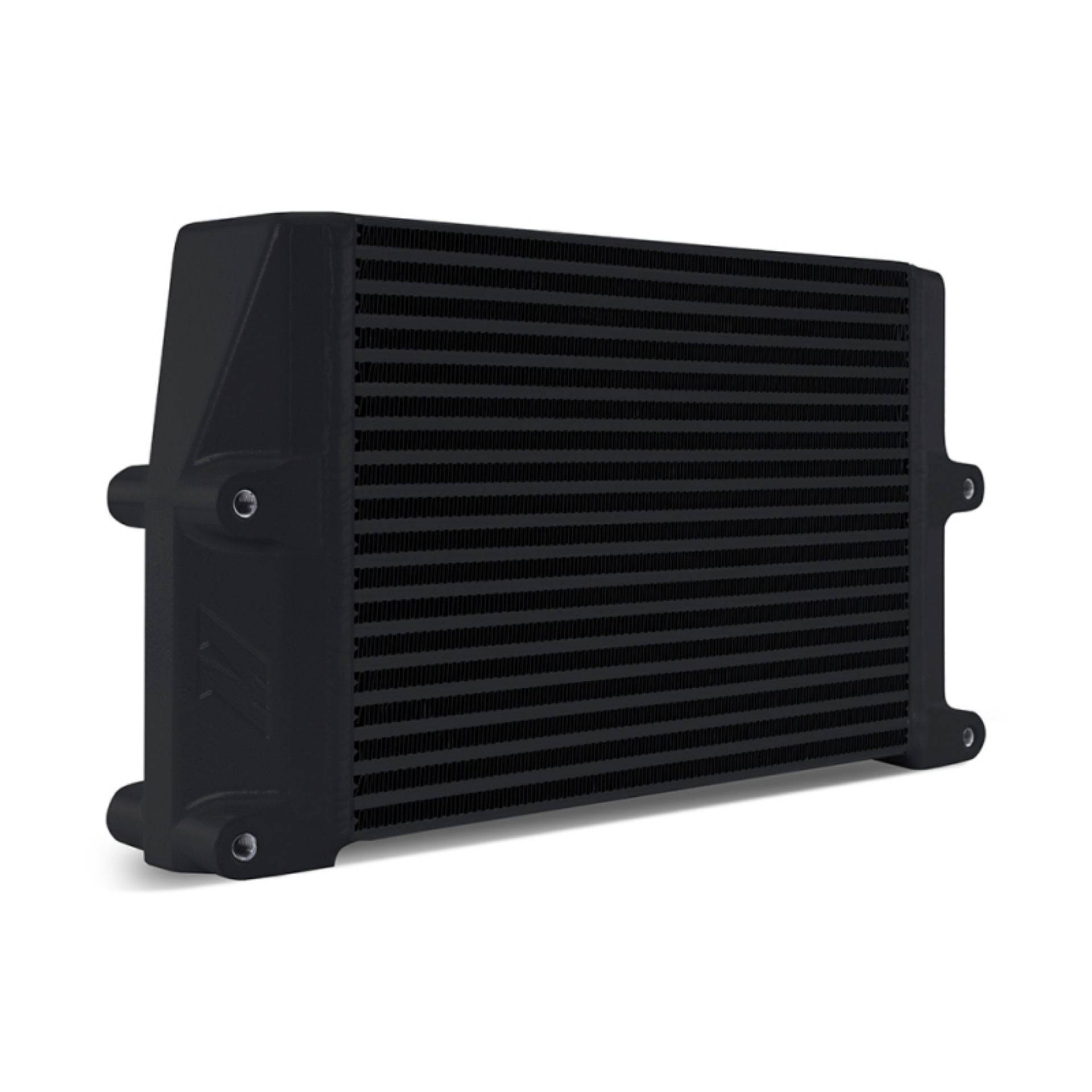 Picture of Mishimoto Heavy-Duty Oil Cooler - 10in- Same-Side Outlets - Black
