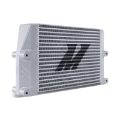 Picture of Mishimoto Heavy-Duty Oil Cooler - 10in- Same-Side Outlets - Silver