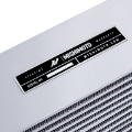 Picture of Mishimoto Heavy-Duty Oil Cooler - 10in- Same-Side Outlets - Silver