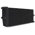 Picture of Mishimoto Heavy-Duty Oil Cooler - 17in- Opposite-Side Outlets - Black