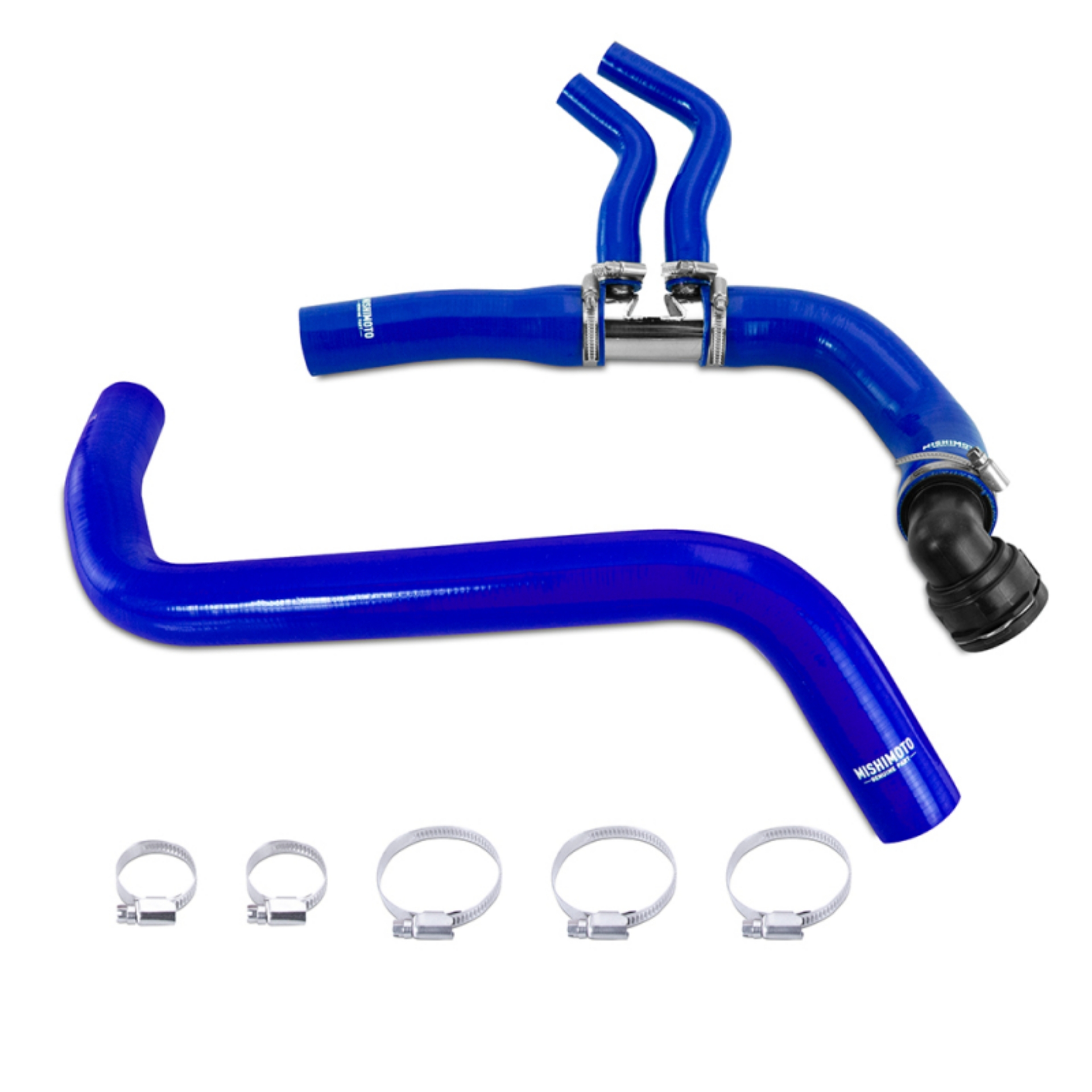 Picture of Mishimoto 11-14 Ford F-150 3-5L EcoBoost - 2-7L V6 Silicone Coolant Hose Kit - Blue