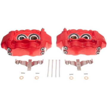 Picture of Power Stop 09-14 Hyundai Genesis Front Red Calipers w-o Brackets - Pair
