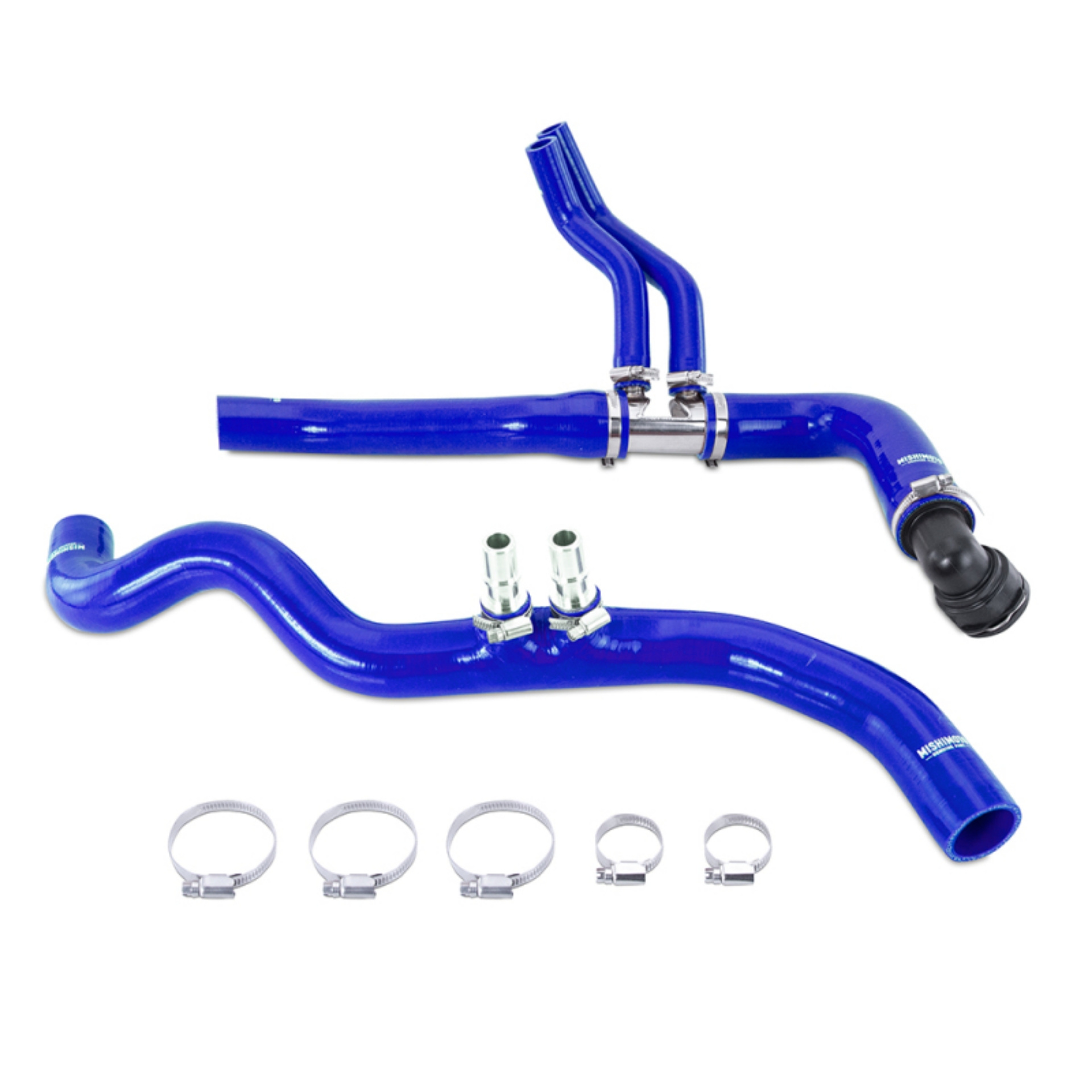 Picture of Mishimoto 15-19 Ford F-150 3-5L EcoBoost Blue Silicone Coolant Hose Kit