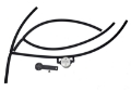 Picture of J&L 16-24 Nissan Titan 5-6L Passenger Side Oil Separator 3-0 - Clear Anodized