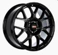 Picture of BBS XR 18x8 5x100 ET45 Gloss Black Wheel - 70mm PFS-Clip Required