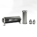 Picture of DeatschWerks Stainless Steel 10AN 5 Micron Universal Inline Fuel Filter Housing Kit 160mm