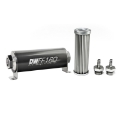 Picture of DeatschWerks Stainless Steel 5-16in 5 Micron Universal Inline Fuel Filter Housing Kit 160mm