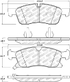 Picture of StopTech 11-20 Jeep Grand Cherokee Street Select Front Brake Pads