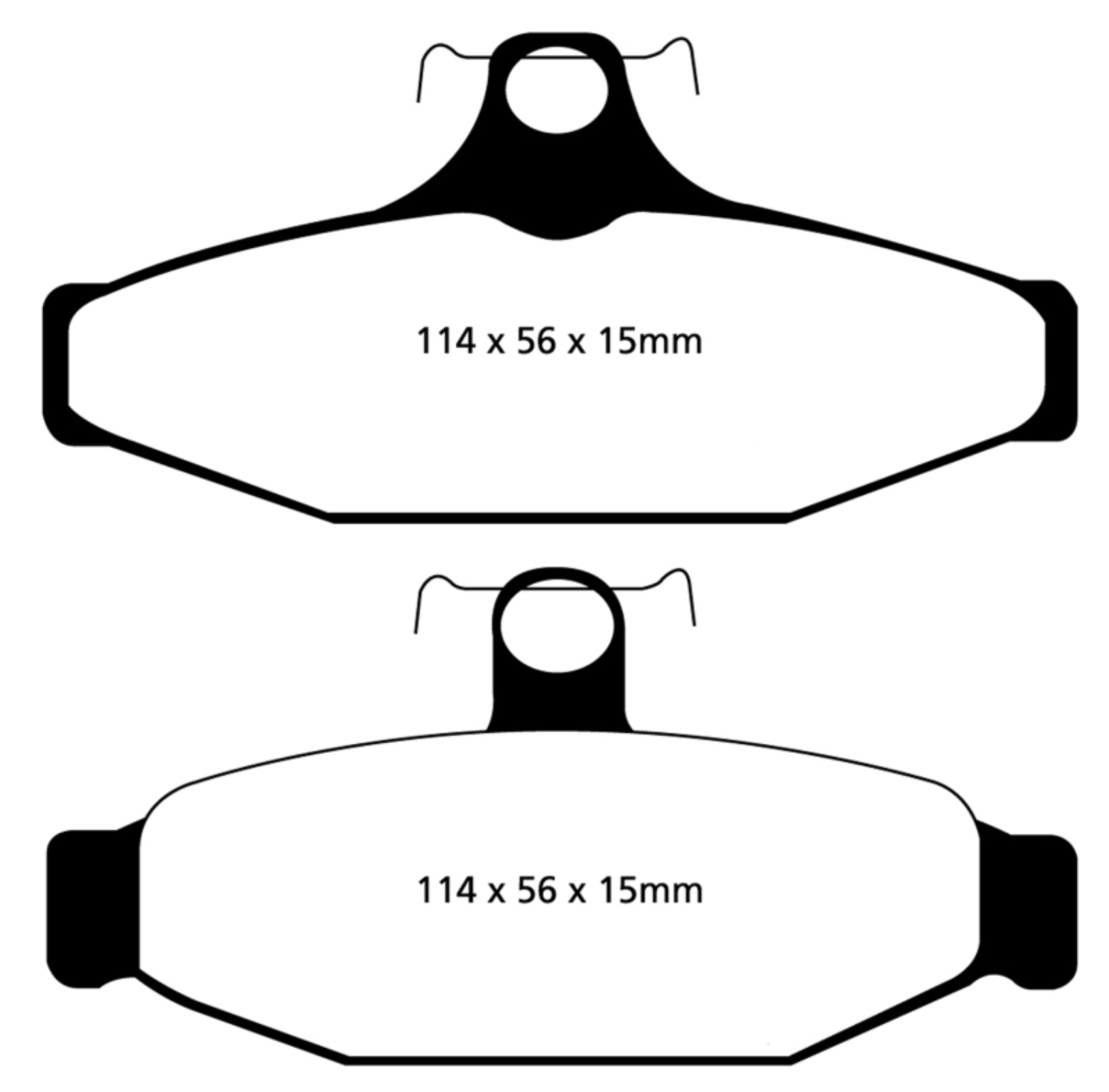Picture of EBC 83-87 Chevrolet Corvette C4 5-7 Bluestuff Rear Brake Pads