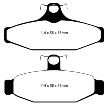 Picture of EBC 83-87 Chevrolet Corvette C4 5-7 Bluestuff Rear Brake Pads