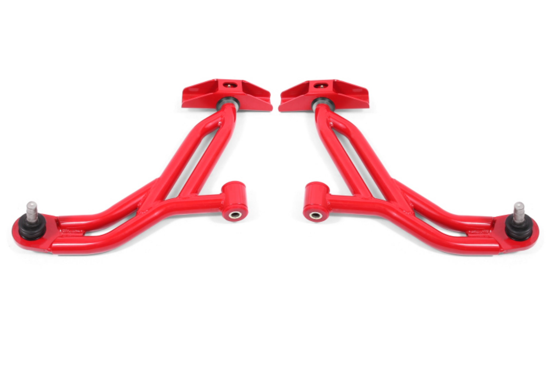 Picture of BMR Suspension 05-14 Ford Mustang Lower A-Arms - Red - Non-Adjustable