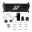 Picture of Mishimoto 19+ Ford Ranger 2-3L EcoBoost Intercooler Kit - Black + Polished Pipes