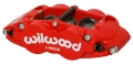 Picture of Wilwood Caliper Forged Narrow Superlite R-H FNSL6R-DS Dust Seal 1-62-1-12 1-10in Rotor Width - Red