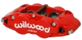Picture of Wilwood Caliper Forged Narrow Superlite L-H FNSL6R-DS Dust Seal 1-62-1-12 1-10in Rotor Width - Red